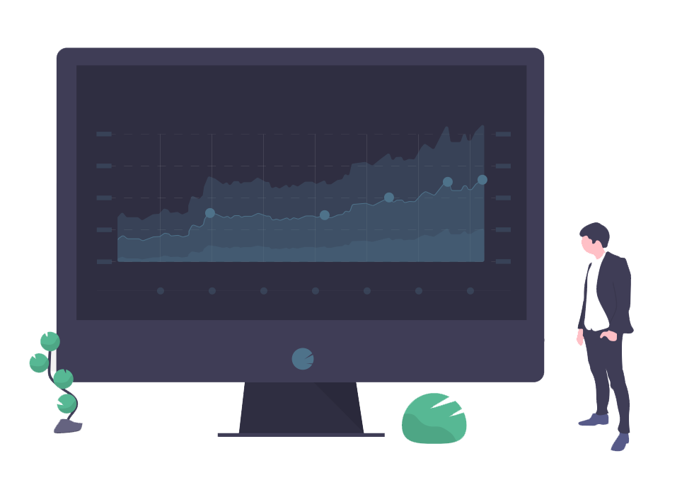 Finansiering på en skjerm